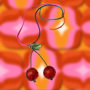 Cherry disco car charm